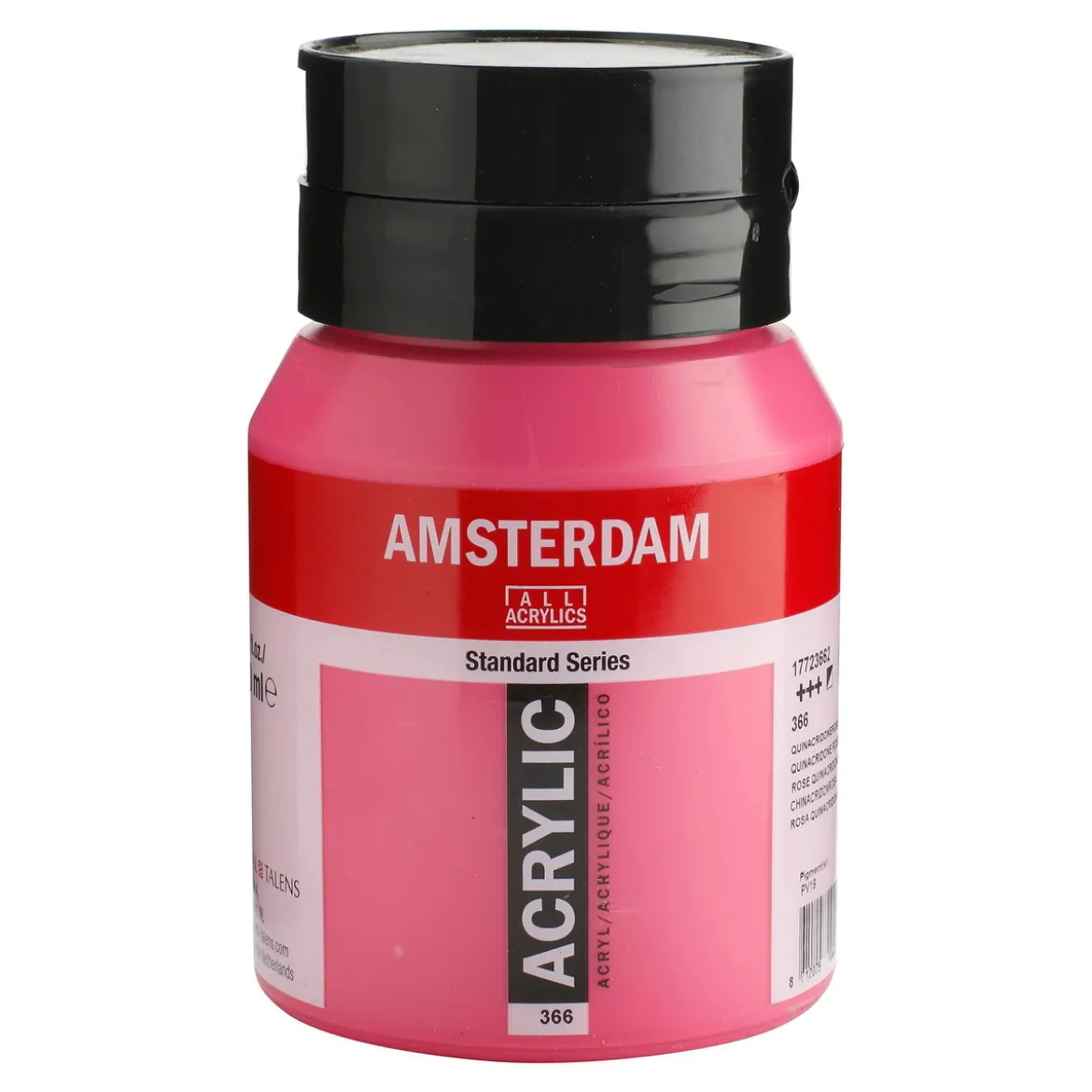Amsterdam Acrylic akrylfärg 500 ml Quinacridone Rose 366
