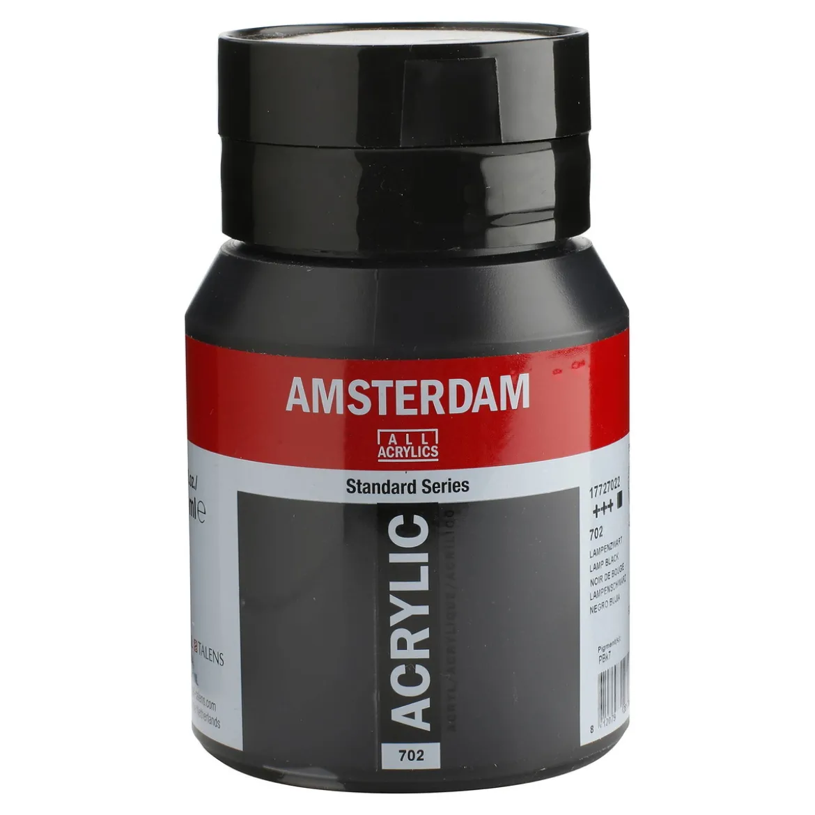 Amsterdam Acrylic akrylfärg 500 ml Lamp Black 702