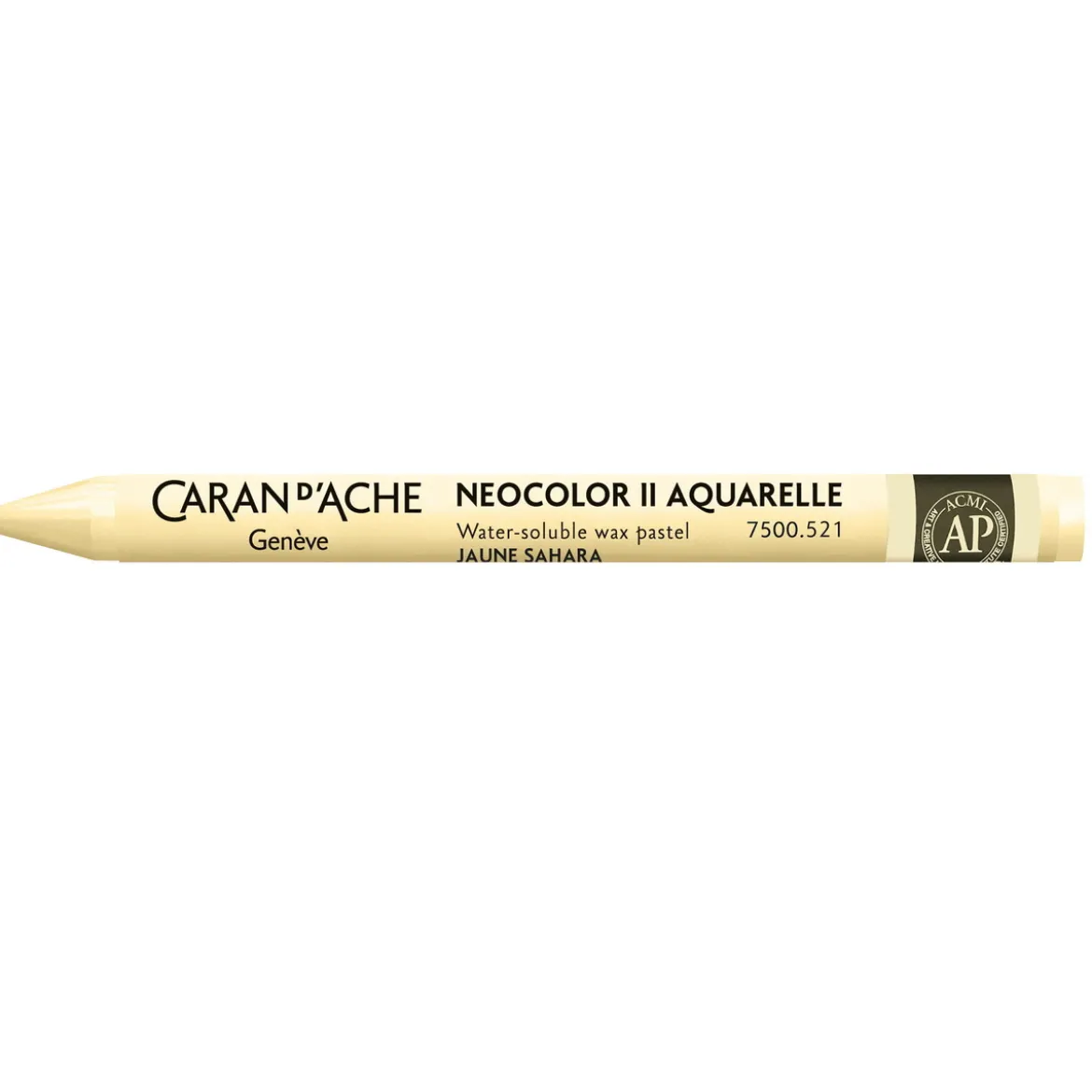 Caran d'Ache akvarellkrita Neocolor II 521 Sahara Yellow