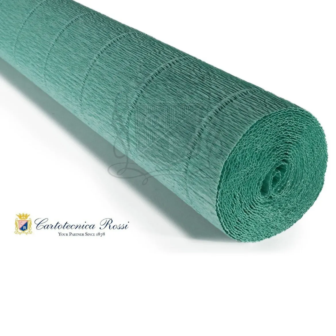Cartotecnica Rossi kräppapper 571 – skarprosa, 180 g rulle (144 g/m²) à 50×250 cm