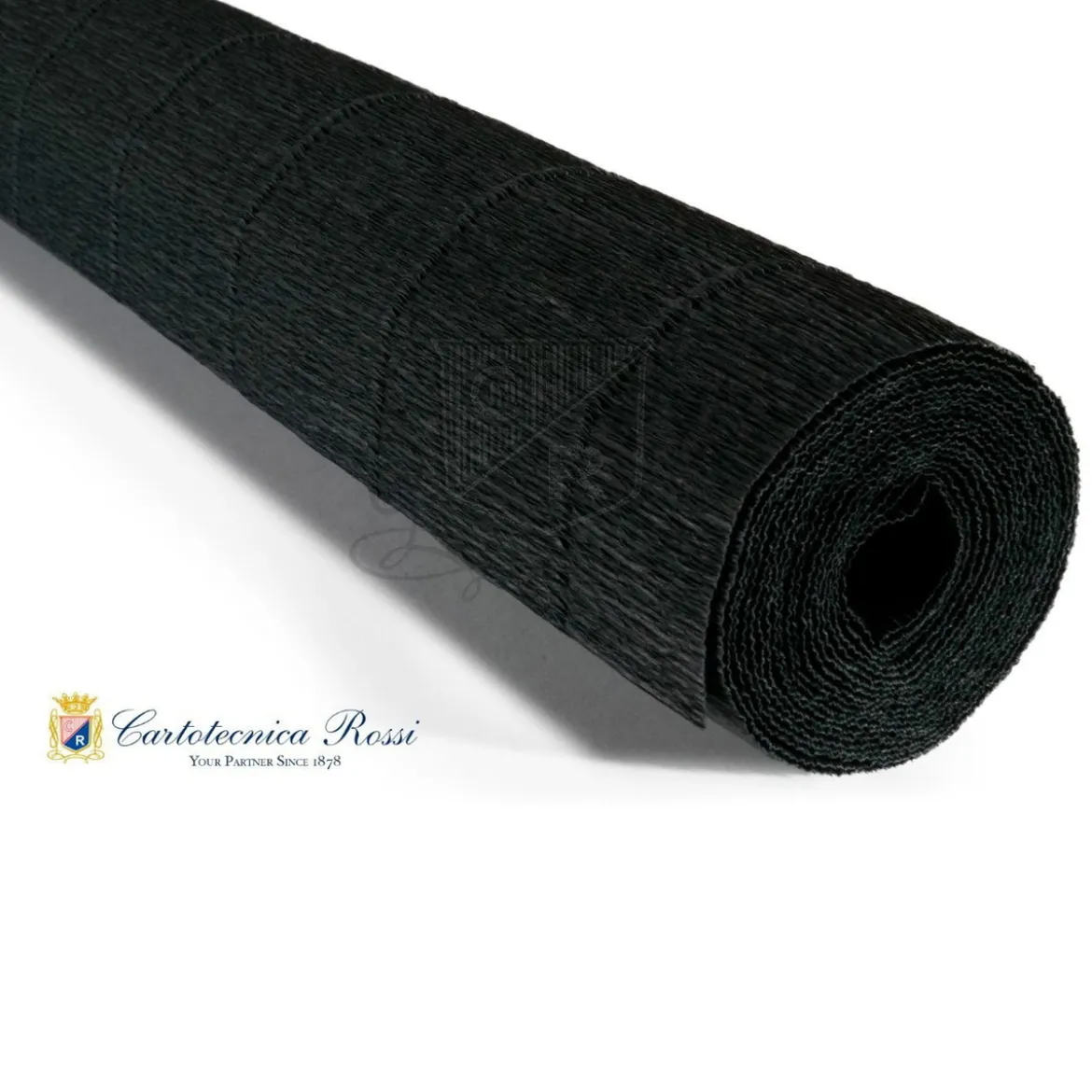 Cartotecnica Rossi kräppapper 390 – korallrosa, 90 g rulle (120 g/m²) à 50×150 cm