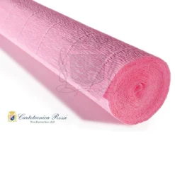 Cartotecnica Rossi kräppapper 549 – babyrosa, 180 g rulle (144 g/m²) à 50×250 cm
