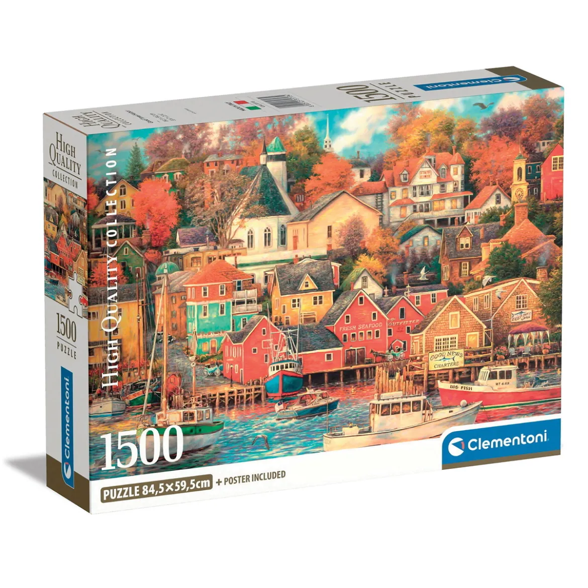 Clementoni pussel High Quality Collection – Lights Danube, 1000 bitar, 70×50 cm