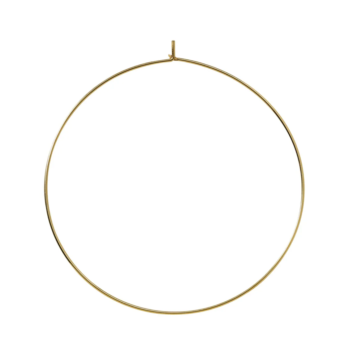 Creolringar Ø20 mm 5 par guldfärgade