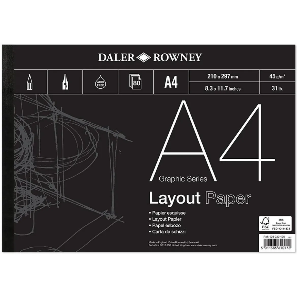 DR Layoutblock 45g A4