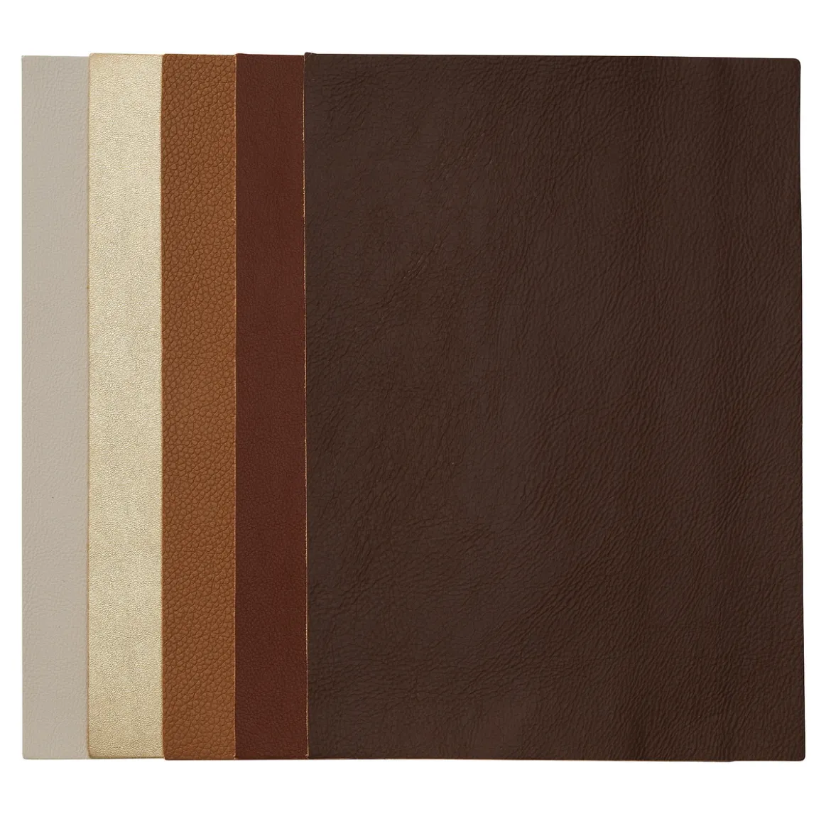 Fuskläder tillverkat av polyuretan – 15×21 cm, 5-pack brun