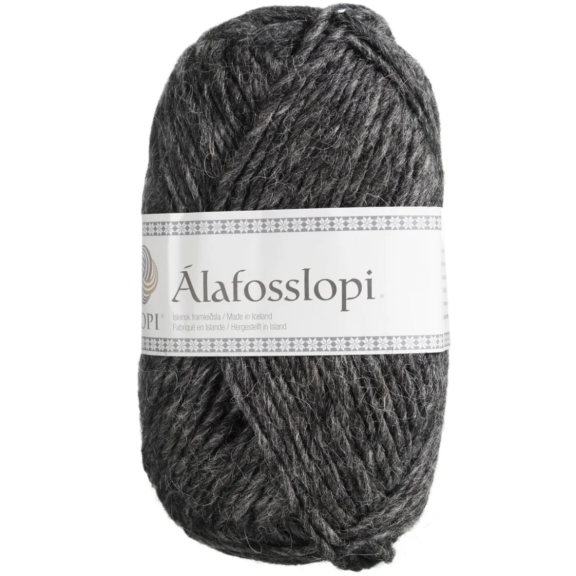 Garn Istex Alafosslopi 100g mörkgrå – 0058 Dark grey hue