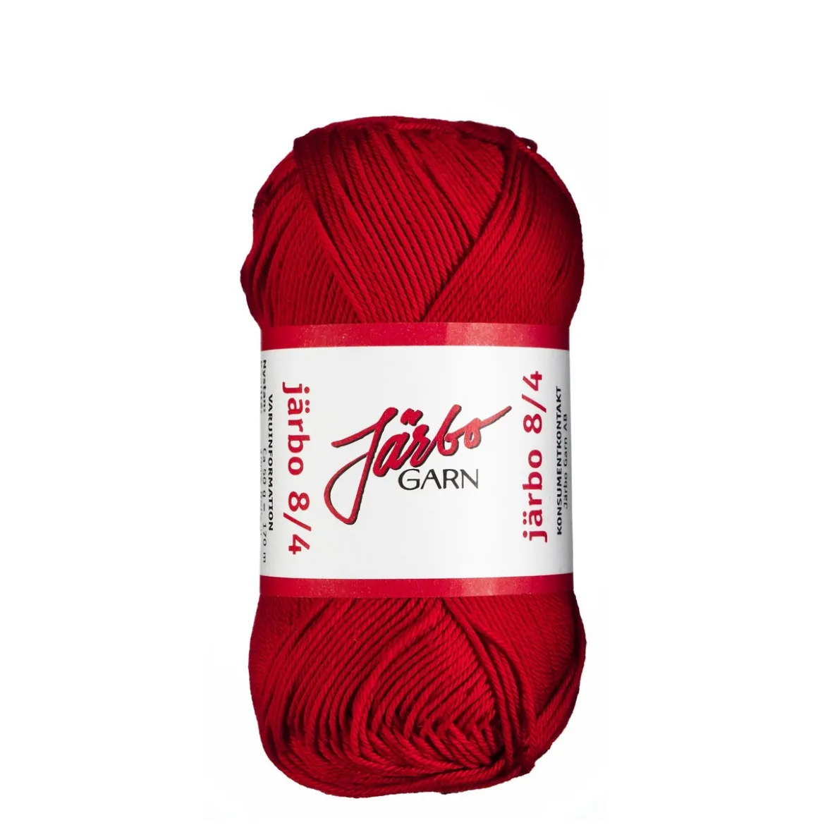 Garn Järbo 8/4 50g röd – 32011 Red