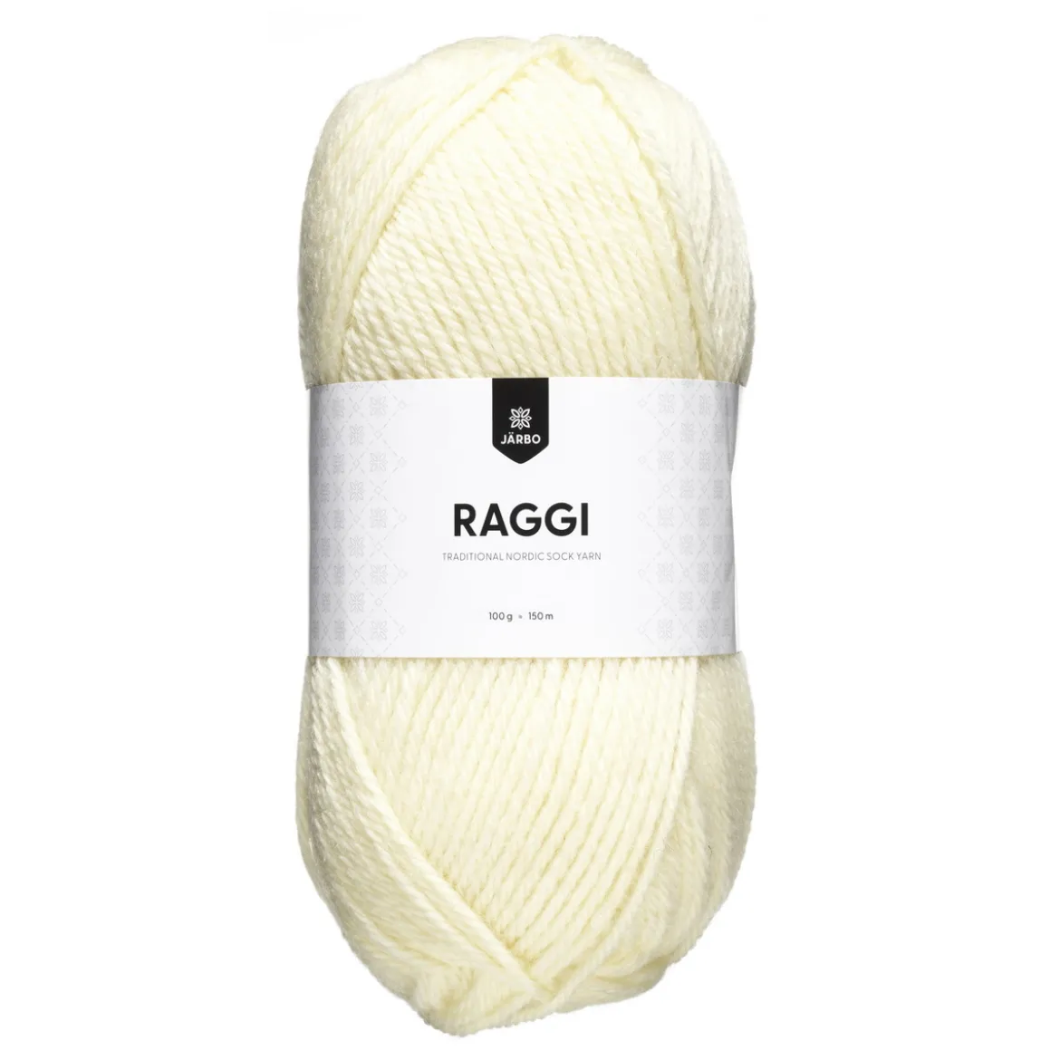 Garn Järbo Raggi 100g naturvit – Natural white 1500