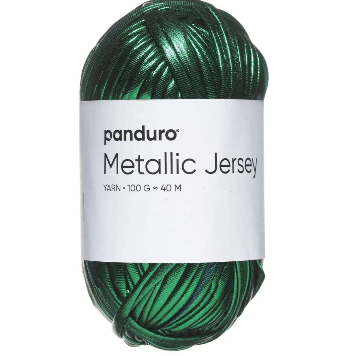 Garn Metallic Jersey 100g grön