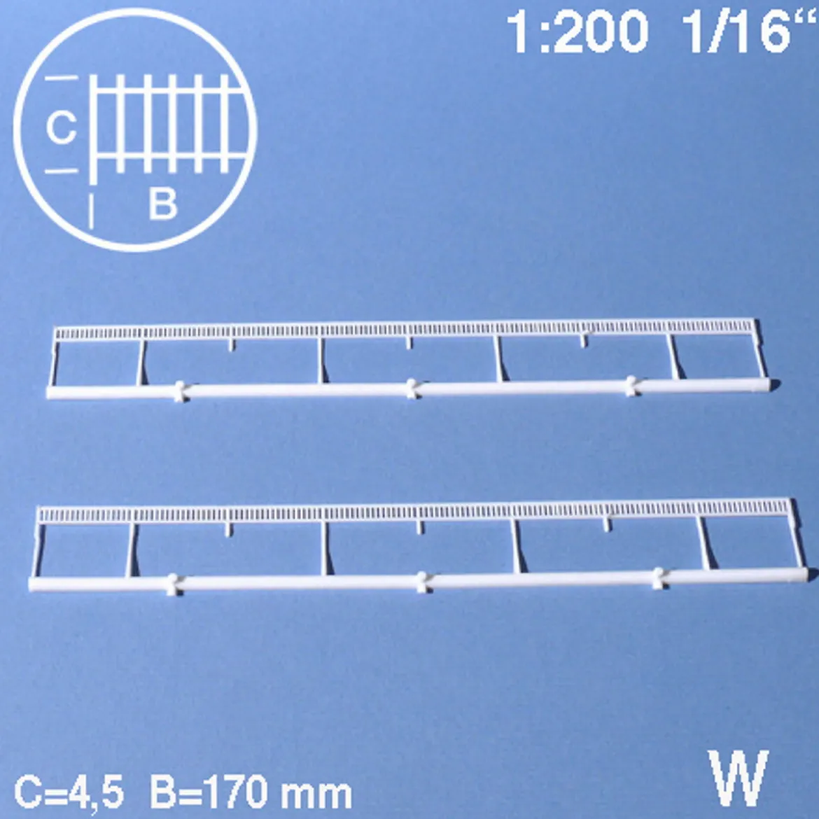 Hermoli Balustrad 1:200 2 st