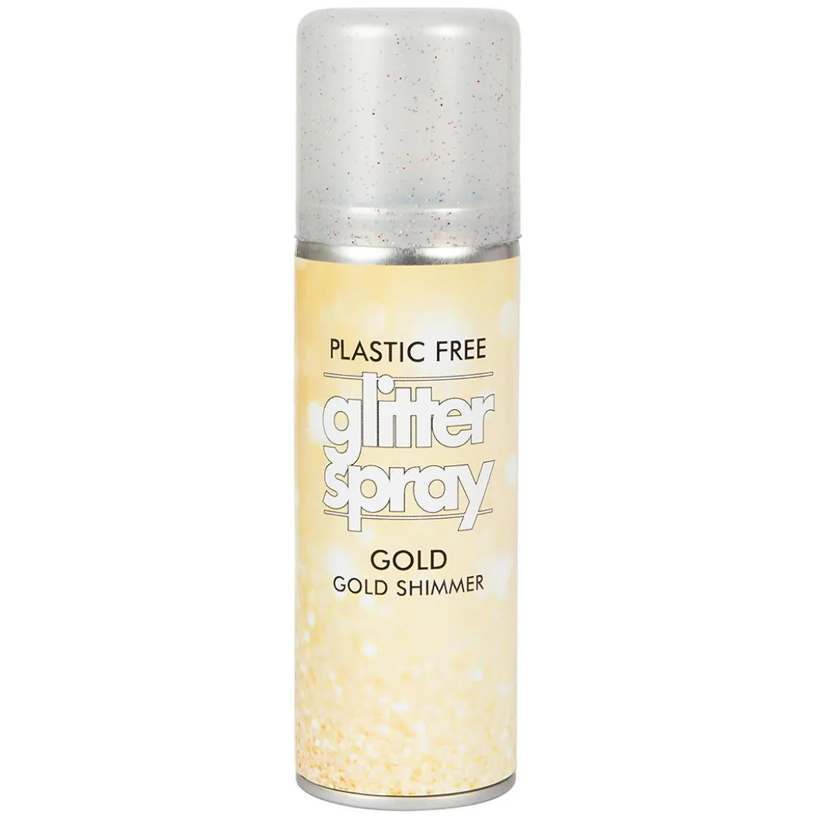 Hårspray glitter guld 100 ml – blinga håret till fest, maskerad och utklädnad!