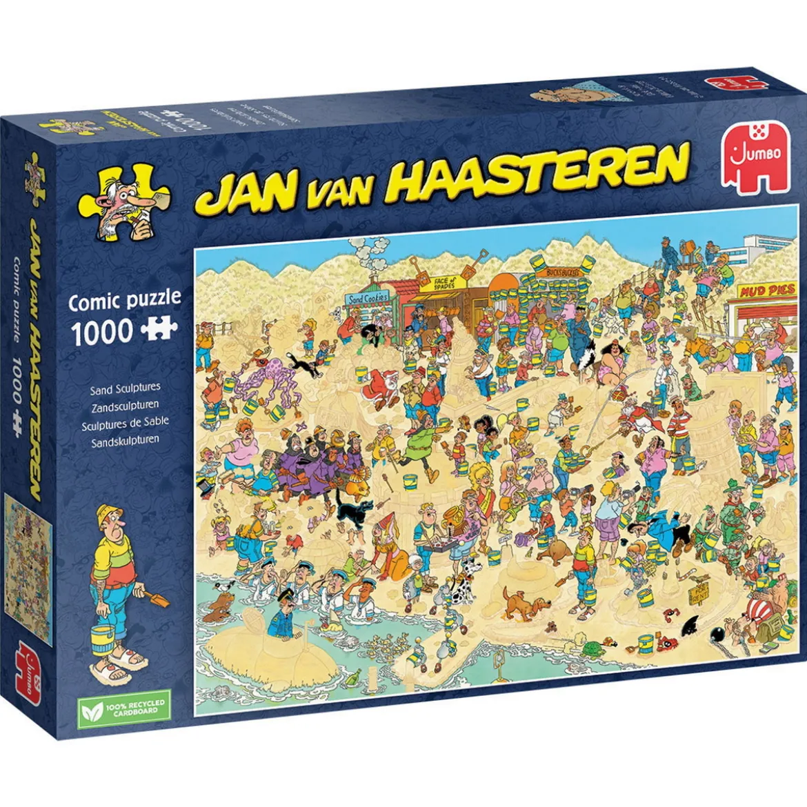 Jan van Haasteren pussel Sand Sculptures, 1000 bitar, 68×49 cm