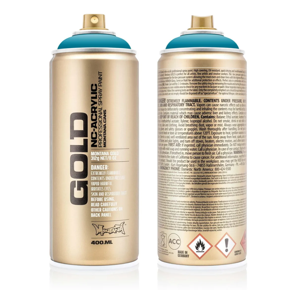 Montana Gold sprayfärg 400 ml - G6260 Aqua