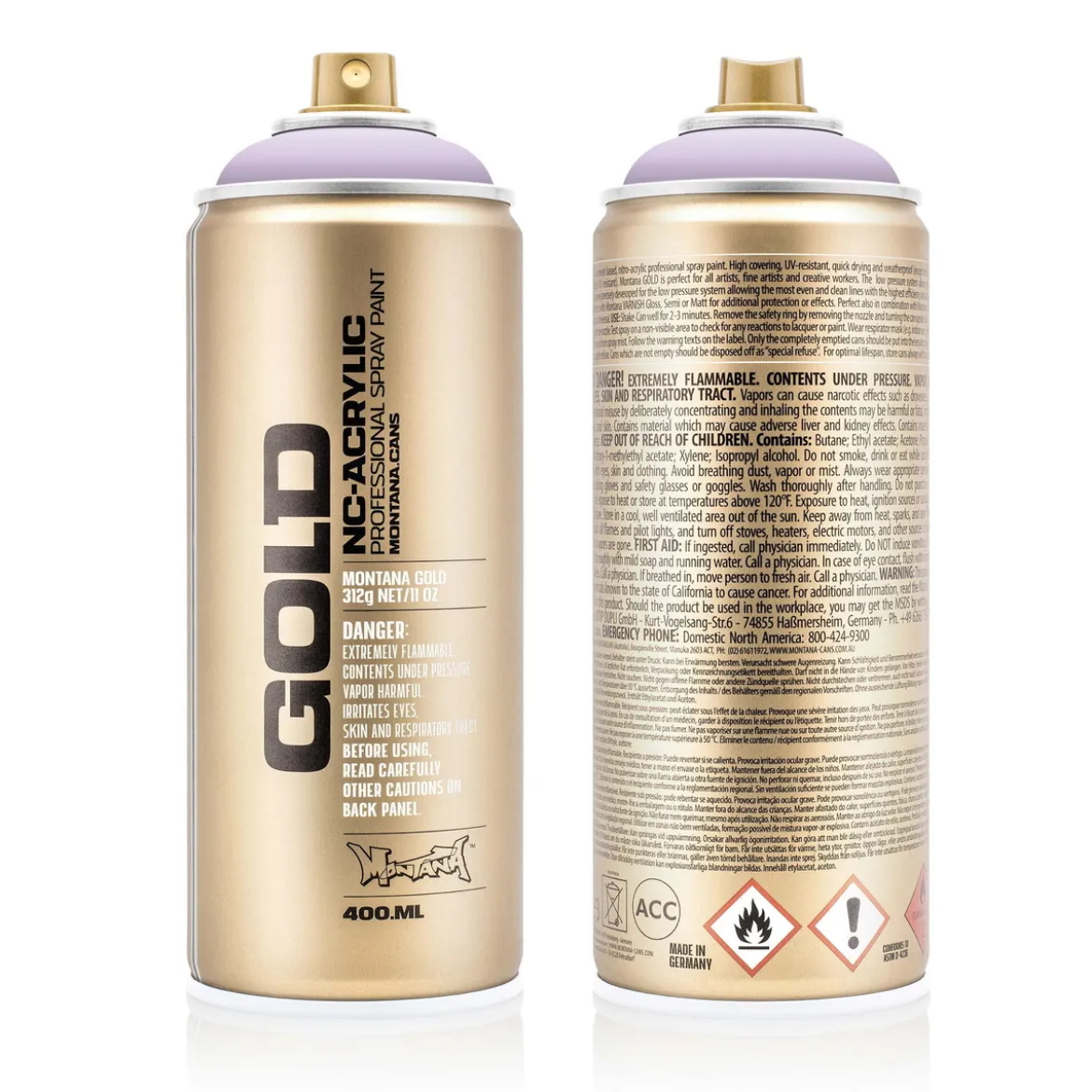 Montana Gold sprayfärg 400 ml - G4100 White Lilac