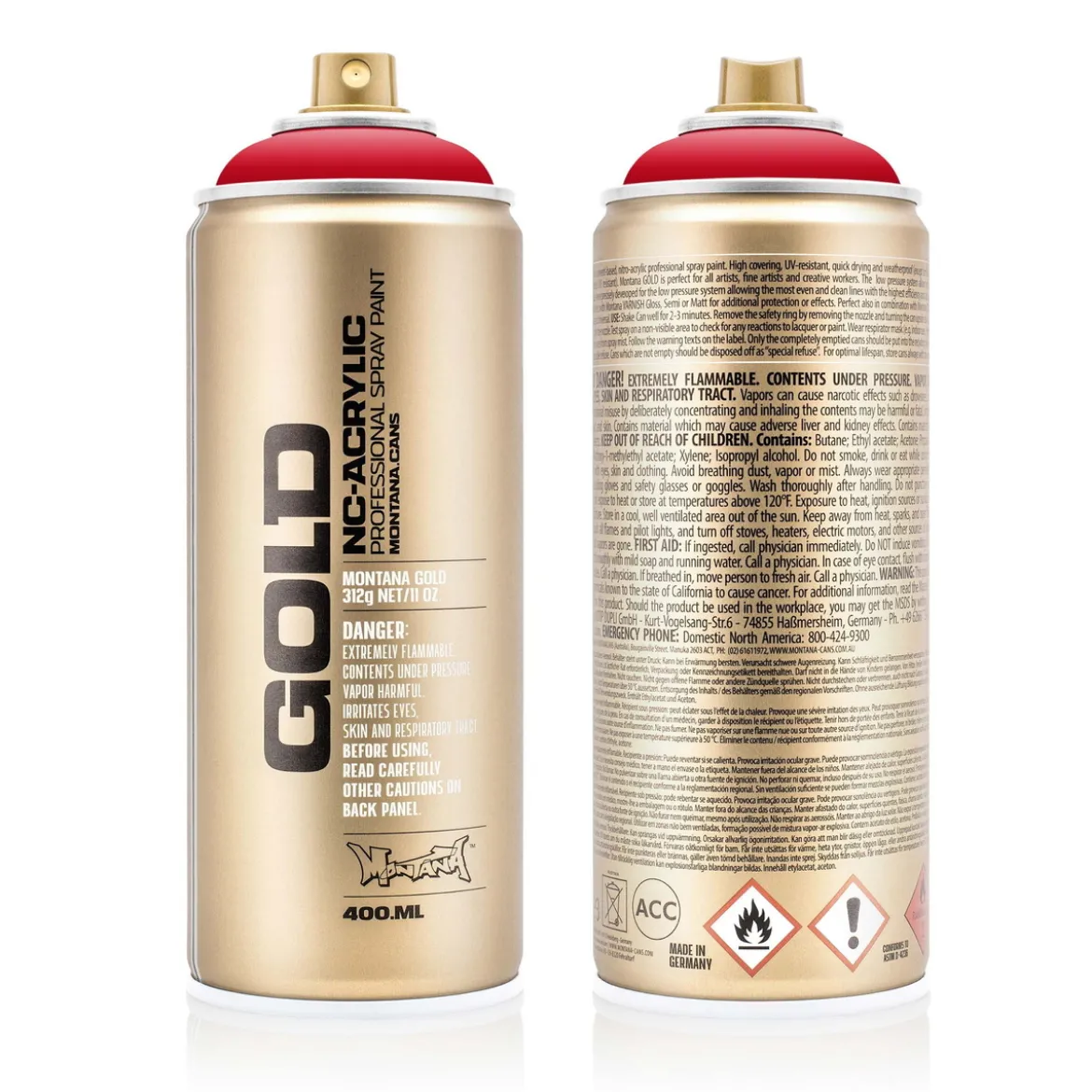 Montana Gold sprayfärg 400 ml - Shock 9100 White