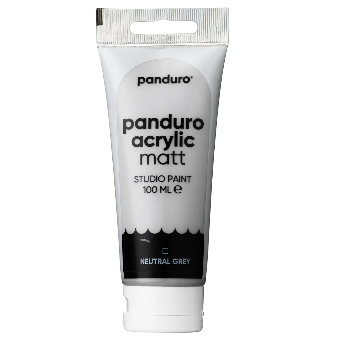 Panduro Acrylic akrylfärg, matt 100 ml – Neutral grey