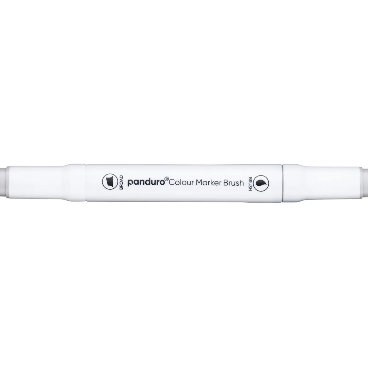 Panduro Colour Marker Brush, penselspets & snedskuren spets – Warm grey 1 WG1