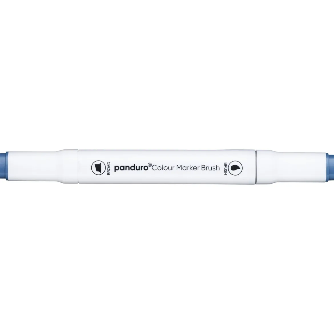 Panduro Colour Marker Brush, penselspets & snedskuren spets – Royal blue 70