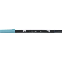 Penselpenna Tombow ABT Dual Brush Pen Process Blue 452