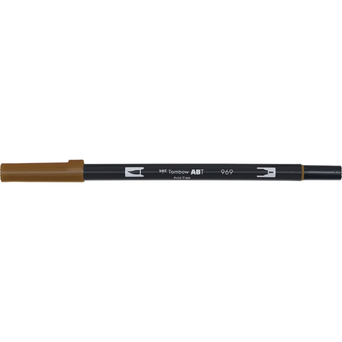 Penselpenna Tombow ABT Dual Brush Pen Saddle Brown 977