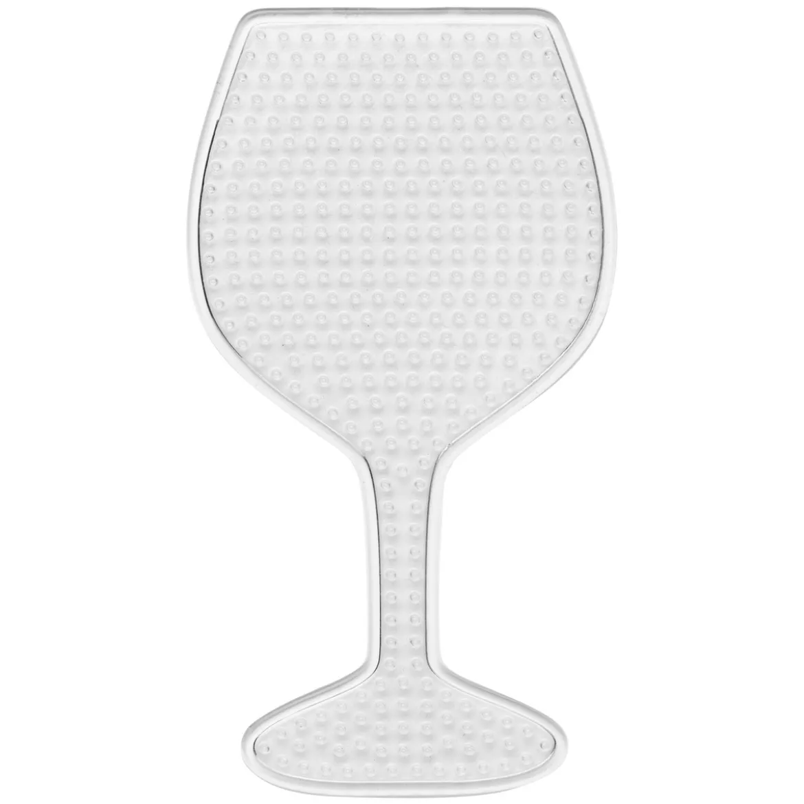 Pärlplatta Midi glas, 9,5×17,5 cm – för våra rörpärlor som är Ø5 mm