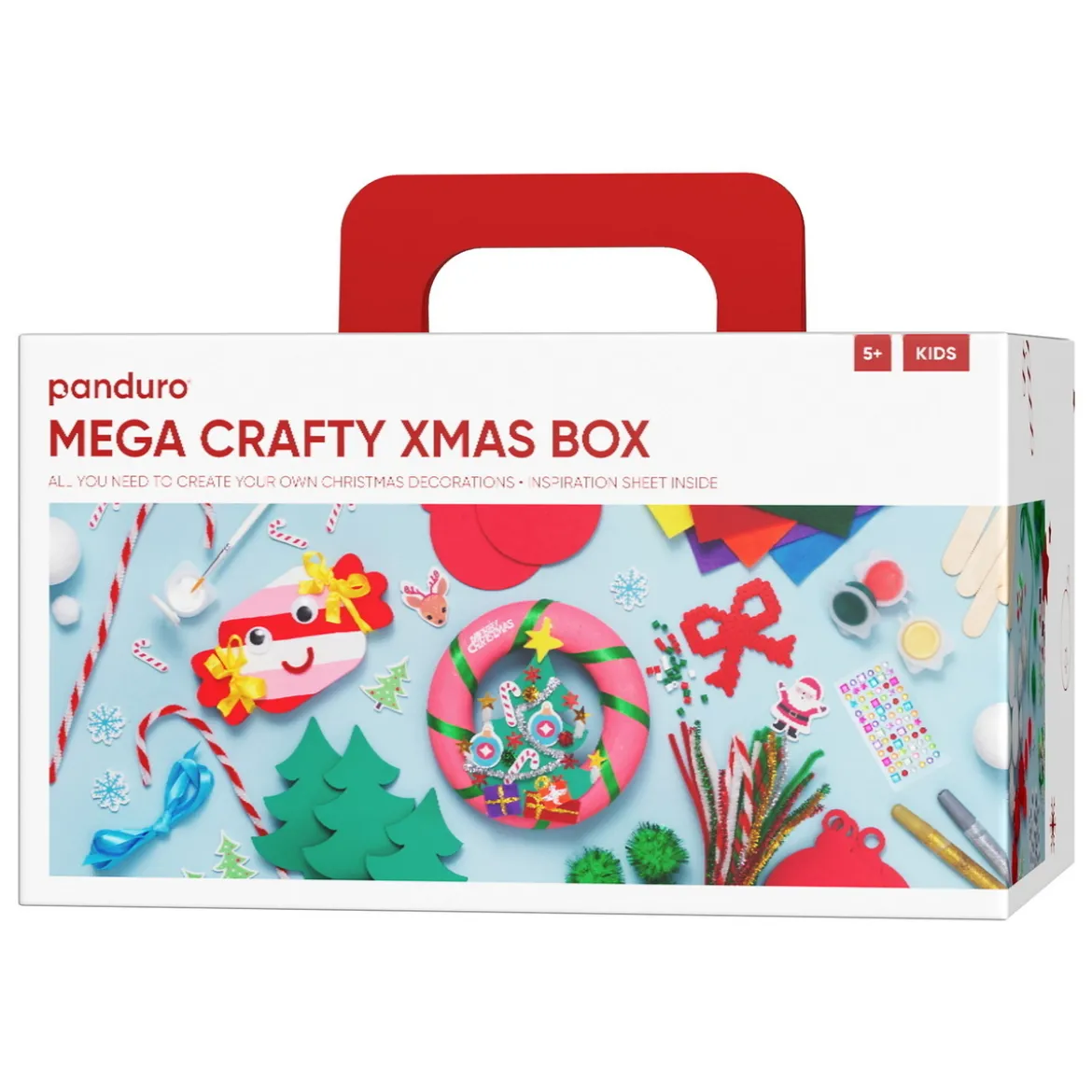 Pyssellåda Mega Crafty Xmas Box, otroligt mycket roligt julpyssel!