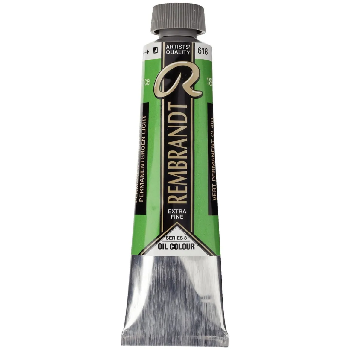 Rembrandt oljefärg 40 ml Permanent Green Light - 618