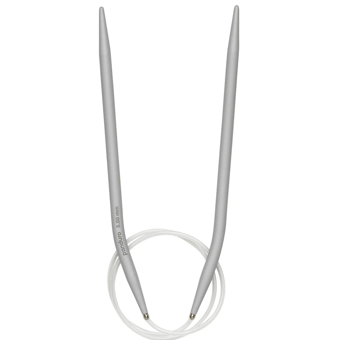 Rundstickor, längd 60 cm Ø5,0 mm – aluminium