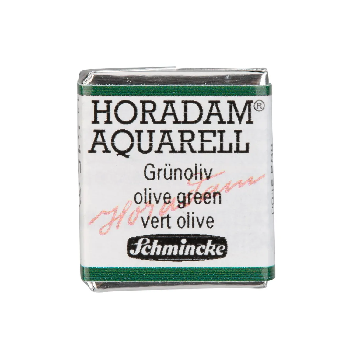Schmincke Horadam akvarellfärg ½ kopp – Olive green 515