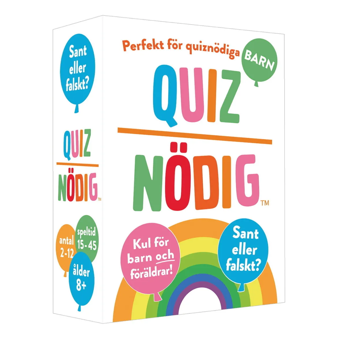 Spel Quiznödig - sant eller falskt?
