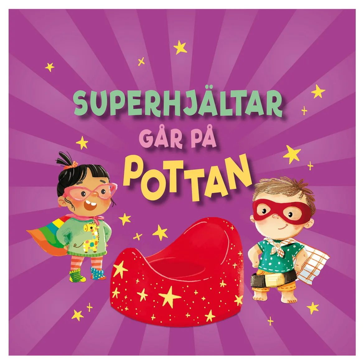 Superhjältar går på pottan