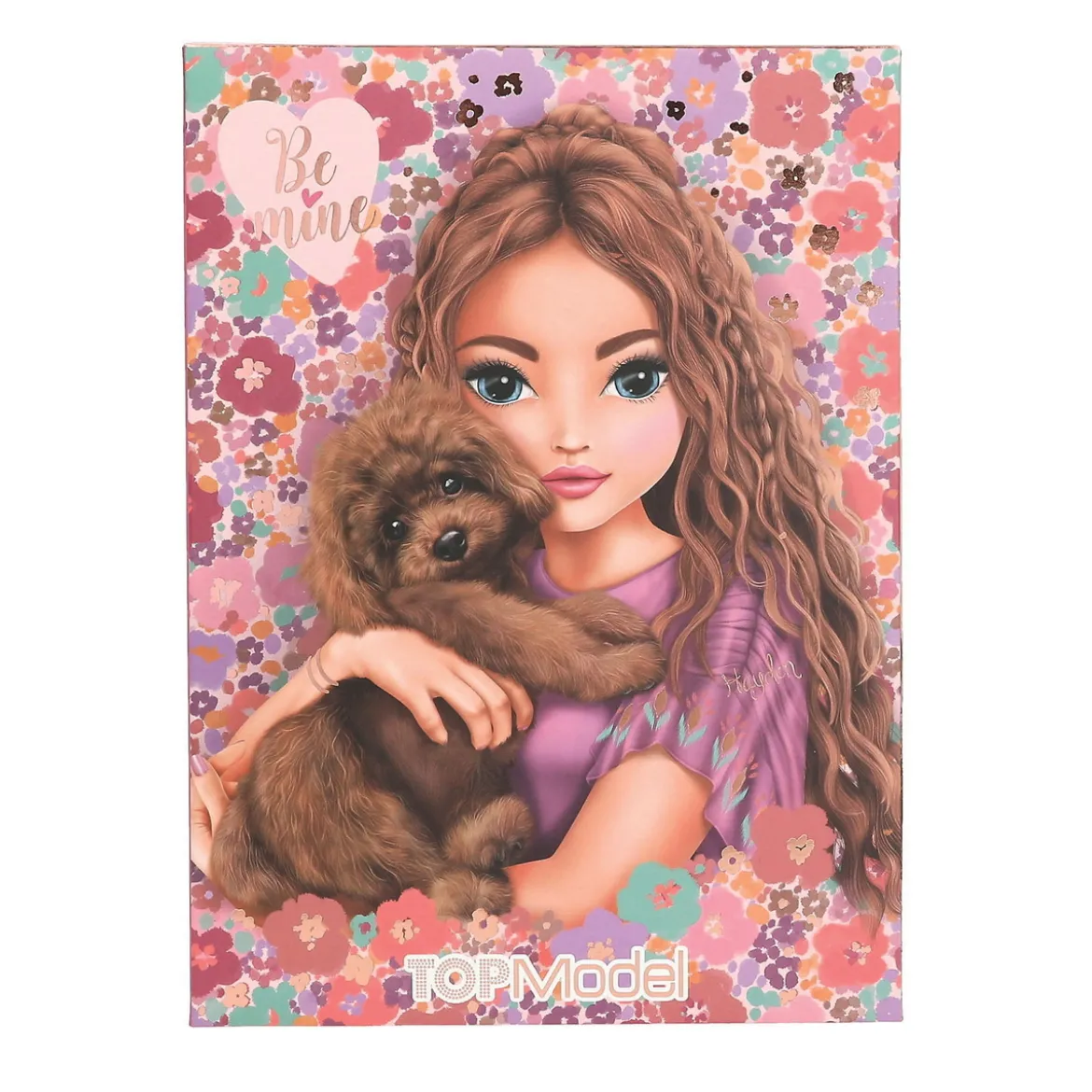 TOPModel Brevpappers-kit Floral & Dogs – skriv söta brev till dina vänner!