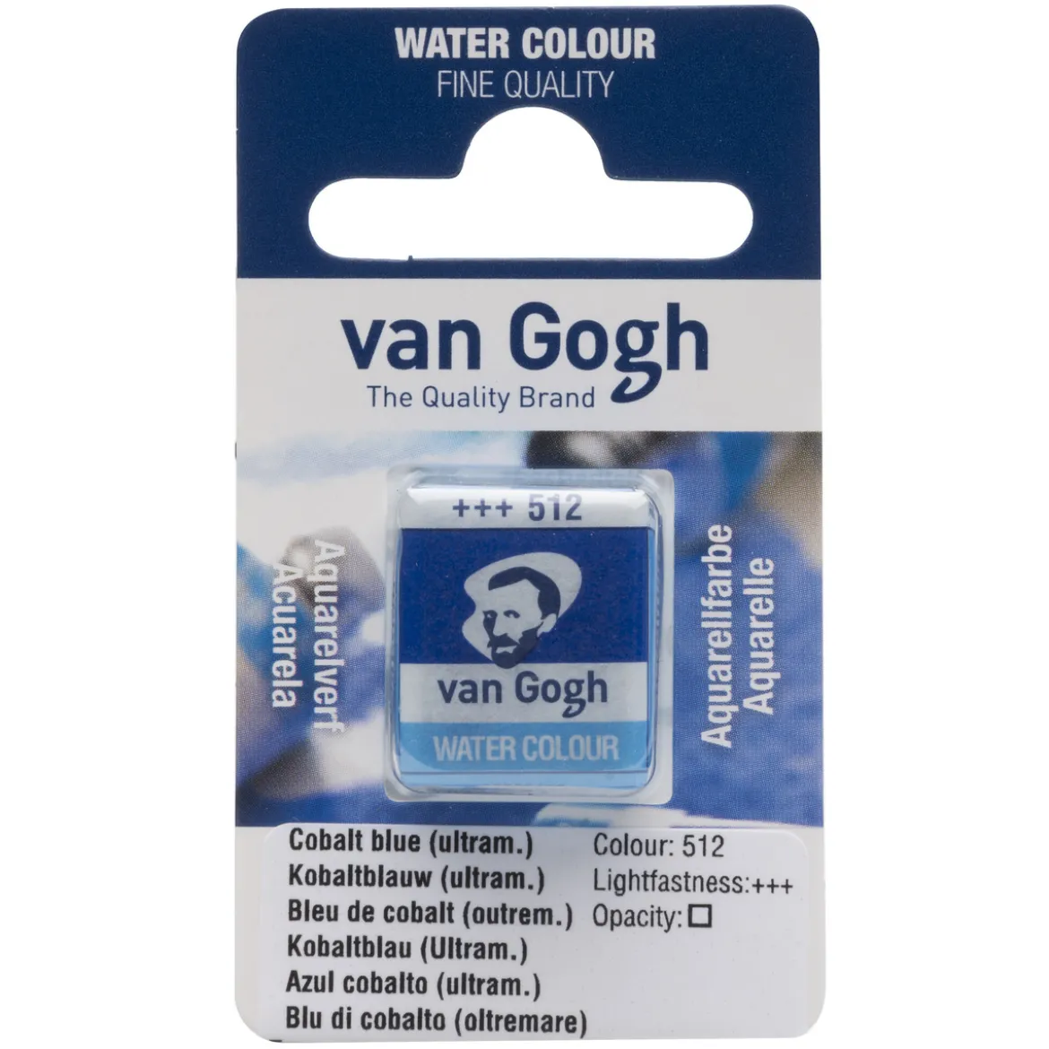 van Gogh akvarellfärg halvkopp – Turquoise Blue 522