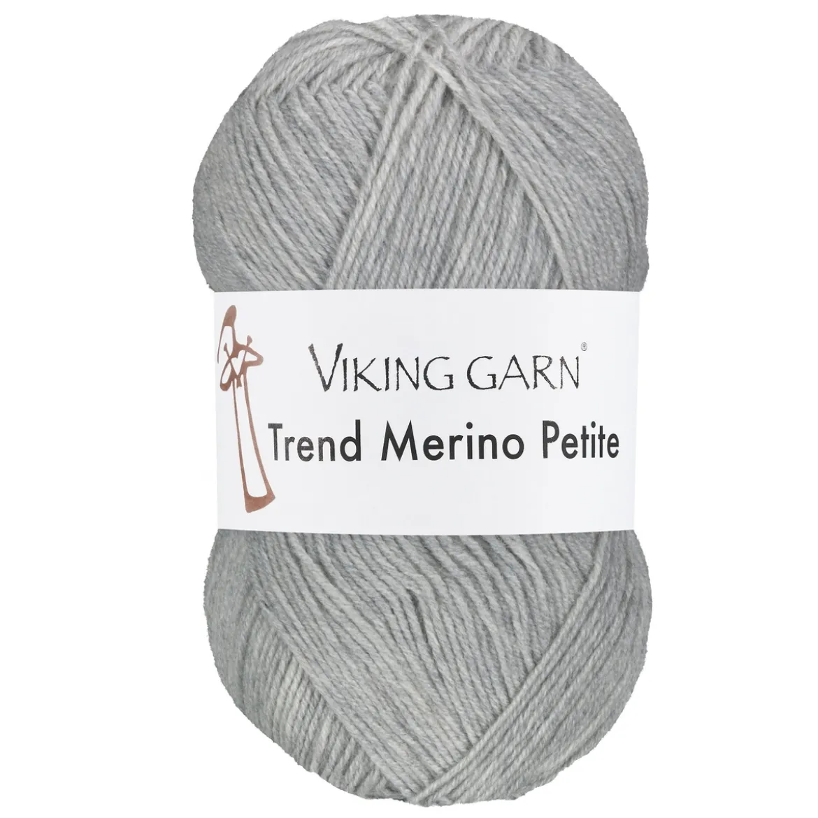 Viking Garn Trend Merino Petite 50g ljusgrå 313