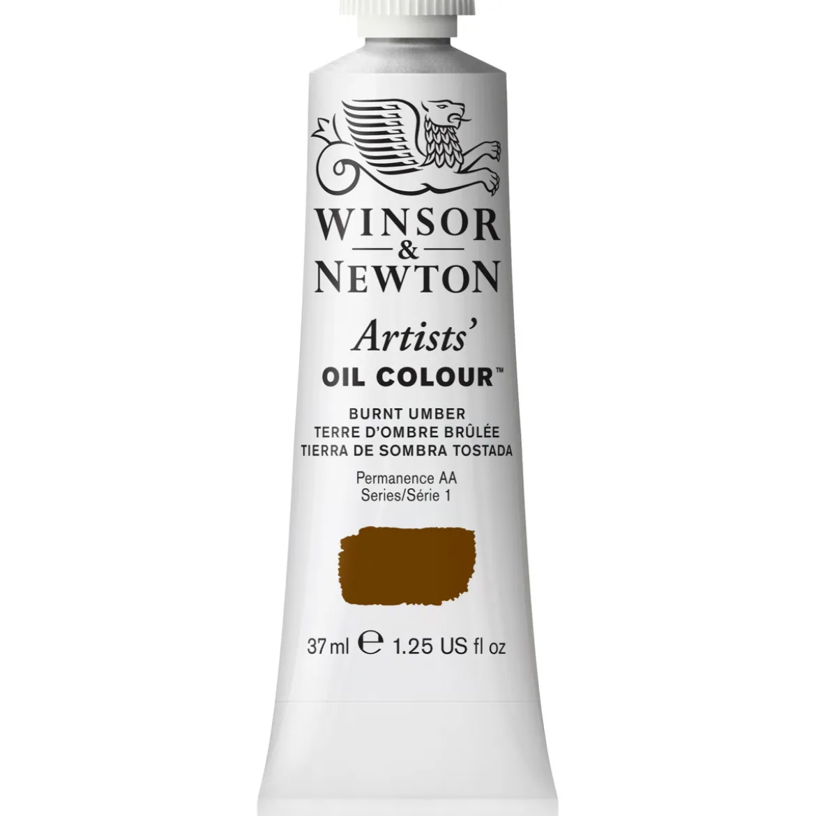 Winsor & Newton Artists' oljefärg 37 ml Burnt Umber 076