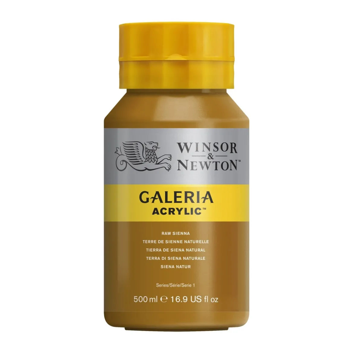 Winsor & Newton Galeria akrylfärg 500 ml Raw Sienna 552