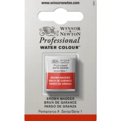 Winsor & Newton Professional akvarellfärg halvkopp Brown Madder 056