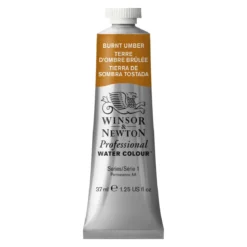Winsor & Newton Professional akvarellfärg 37 ml Burnt Umber 076