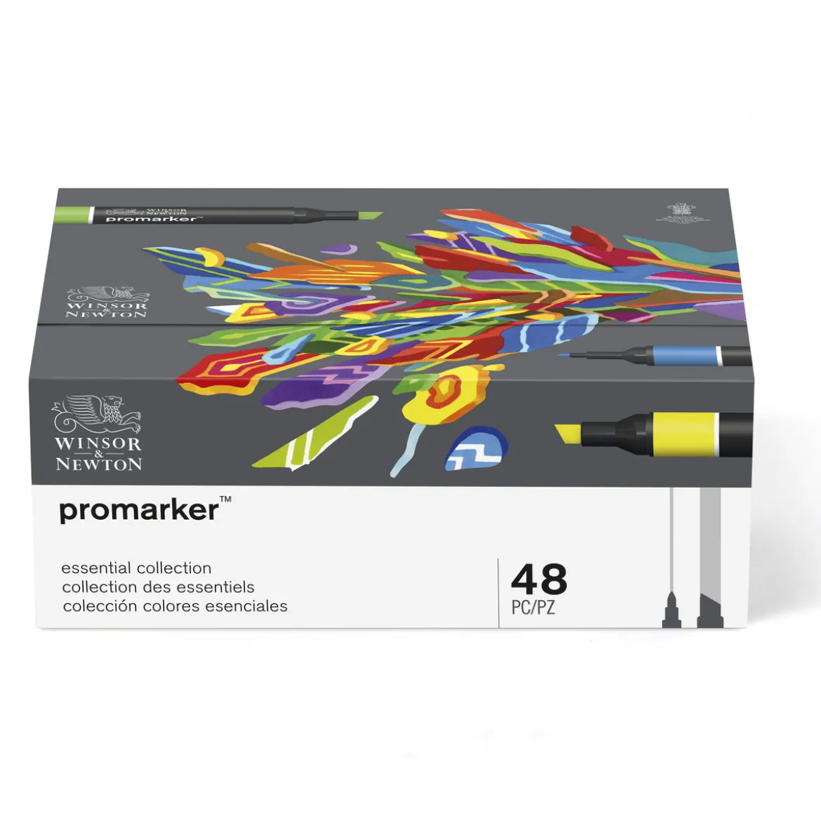 Winsor & Newton Promarker Essential Collection, set med 48 promarkers